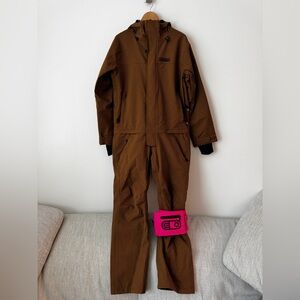 Airblaster Freedom Women Ski Suit Skiwear Snowsuit Small + Pink Leg Bag